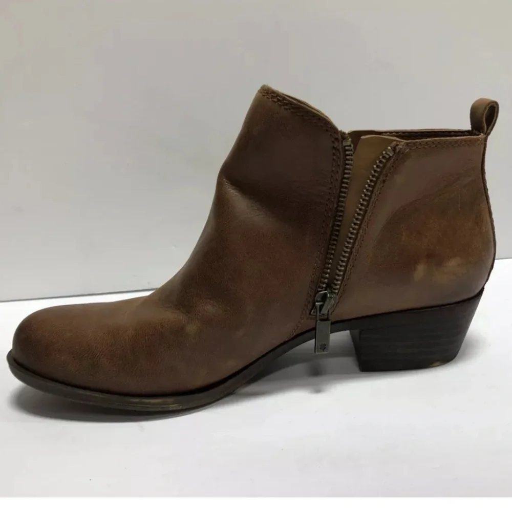 Lucky Brand Women’s Basel Ankle Booties Brown, Size 8 M